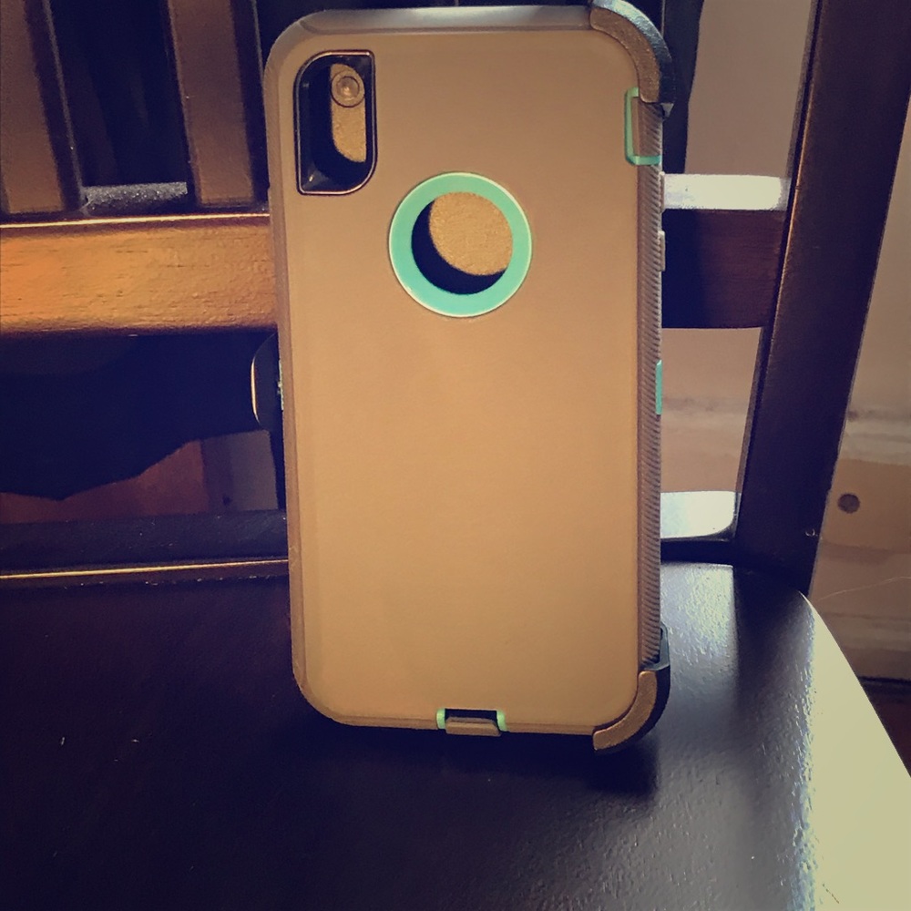 iPhone X S Max cellphone case /w swivel belt clip